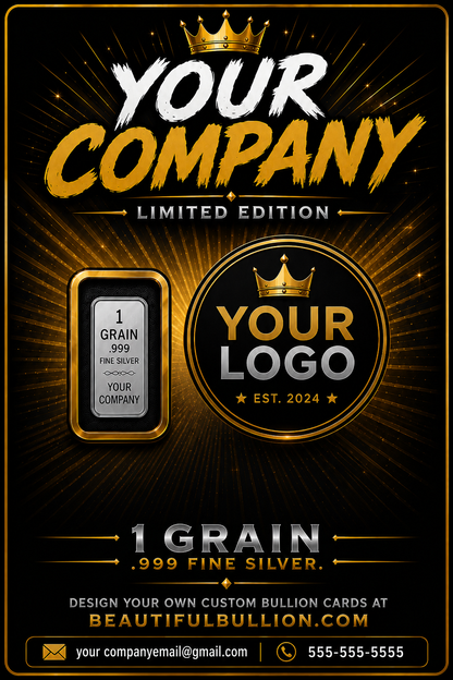 250 1 Grain Cards- your Personalized Logo Design